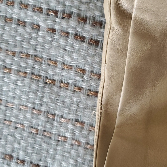 Mango Faux Leather Asymmetric Skirt with Lining - Picture 10 of 10